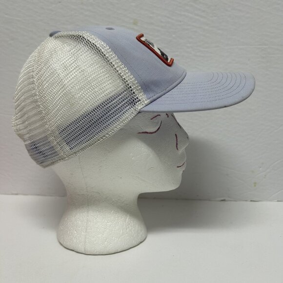 PATAGONIA Old Patch Trucker Hat Cap Mesh Adjust Snapback Outdoors Casual Purple - Picture 3 of 8